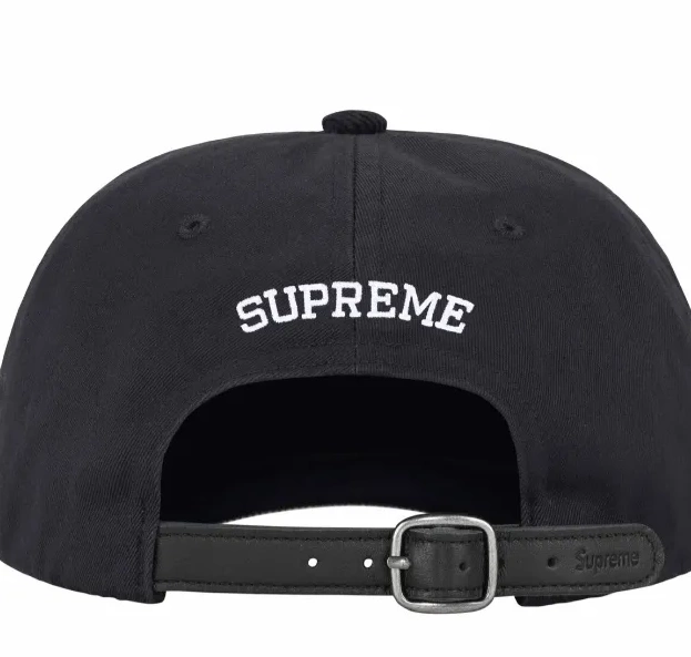 blocked Retro LOGO Color Red Black S Hat Embroidered Khaki 24SS Leather 2-TONE White Buckle 6-PANEL 0719